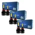 Kit 6 Lampada Ultra Led Farol Alto Baixo Milha 8000k