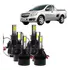 Kit 6 Lâmpadas Ultra Led Super Farol Alto Baixo Milha 8000k