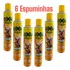 Kit 6 Lança Espuma Carnaval Neve Espuminha Festas E Fantasia