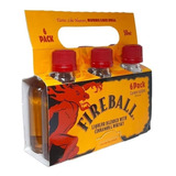 Kit 6 Licor Fino Canela Fireball