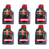 Kit 6 Lts Óleo Motul 8100 X clean Efe 5w30 C2 C3 Bmw Vw Mb