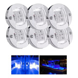 Kit 6 Luz Led Cortesia Cabine Iluminação Barco Lancha Iate