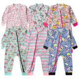 Kit 6 Macacão Bebê Ziper Abertura Inverno Menino Suedine Top