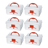 Kit 6 Maletas P Medicamentos 19x16x10cm Primeiros Socorros