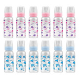 Kit 6 Mamadeiras Atacado Petita 240ml Bico Redondo Silicone