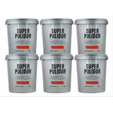Kit 6 Massa De Polir Super Polidor Autoamerica 1kg