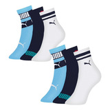 Kit 6 Meias Soquete Infantil Masculina Puma Algodão 2720