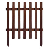 Kit 6 Metros Cerca De Madeira 50x60 Resistente Ao Tempo