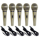 Kit 6 Microfones Carol Dinâmicos Mud