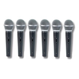 Kit 6 Microfones Santo