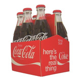 Kit 6 Mini Garrafas Coca Cola