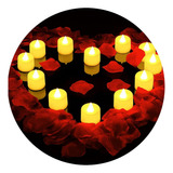 Kit 6 Mini Vela Led Eletrônica A Bateria Velinha Decoração