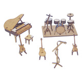 Kit 6 Miniatura Instrumentos