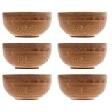 Kit 6 Molheiras Lyor Restaurante Bambu Verona 8x4cm Cumbuca Bowls Pequenos