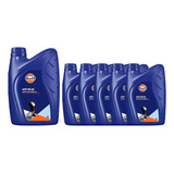 Kit 6 Óleo Câmbio Automático Gulf Atf Dexron 3 Multi Dxiii