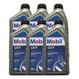 Kit 6 Óleo Câmbio Cvt Mobil Fluído Transmissão Sintético