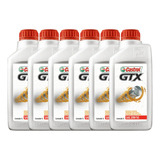 Kit 6 Óleo Motor 20w50 Castrol Gtx Sl Mineral Antiborra