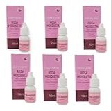 Kit 6 Óleo Rosa Mosqueta 100 Puro Rubiginosa 10ml Dermytrat Tira Manchas Do Rosto