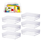 Kit 6 Organizador Multiuso Acessórios Maquiagem Guarda Roupa