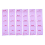 Kit 6 Pacotes Papel Para Mechas Standard 11x47cm 6x30 Folhas