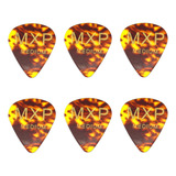 Kit 6 Palheta Guitarra Violao Média Tortoise Mxp Medium 0 71 Gp071m t