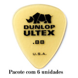 Kit 6 Palhetas Dunlop Ultex Standard 421p Made In Usa Cor 0 88mm