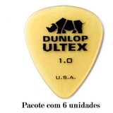 Kit 6 Palhetas Dunlop Ultex Standard 421p Made In Usa Cor 1 00mm