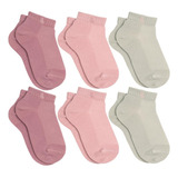 Kit 6 Par De Meia Infantil Algodão Lupo Sport Cor Sortida