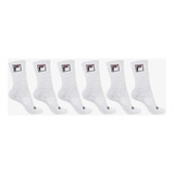 Kit 6 Pares De Meias Cano Alto Longo Algodão Esporte Fila