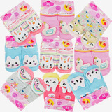 Kit 6 Pares Meia Bebê 3d Com Chocalho Sapatinhos Pantufas