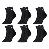 Kit 6 Pares Meia Masculina Cano Médio Algodão Sport Puma