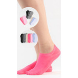 Kit 6 Pares Meia Sapatilha Invisível Feminina Lisa