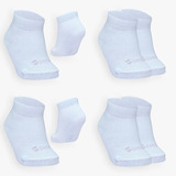 Kit 6 Pares Meias Bebe Recém Nascido 0 De 6 Meses Cor Branca