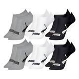Kit 6 Pares Meias Puma Esporte Corrida Academia Cano Baixo