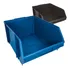 Kit 6 Pç Caixa Bin Organizadora Plástica N 8 Azul Empilhavel