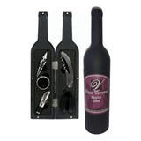 Kit 6 Pçs Abridor Saca Rolha Tampa Anel Garrafa De Vinho