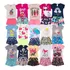 Kit 6 Pçs Juvenil Menina Premium 10/12/14 3 Blusas+ 3 Shorts