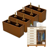 Kit 6 Pe 5cm Para Sofá Retrátil Cama Guarda Roupa Solteiro
