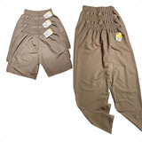 Kit 6 Peças 3 Calças E 3 Bermudas Uniforme Trabalho presidio