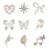 Kit 6 Peças Broche Com Strass Cristal Para Mulheres Atacado