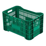 Kit 6 Peças Caixa Plástica Hortifruti Agricola Colorida