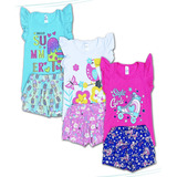 Kit 6 Peças Juvenil Infantil Feminino Menina Verão Atacado