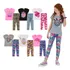 Kit 6 Peças Juvenil Menina Camiseta E Legging 1 A 16
