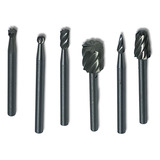 Kit 6 Peças Lima E Fresa Rotativa P Micro Retifica 1 8
