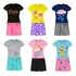 Kit 6 Peças Menina Roupa Infantil Shorts Verão