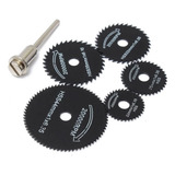 Kit 6 Peças Mini Discos Serra Circular Micro Retifica