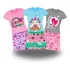 Kit 6 Peças Roupa Infantil Menina 3 Camisas +3 Shorts Lindos