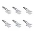Kit 6 Pegador Inox Duplo Twin Salgados Frituras Restaurante