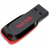 Kit 6 Pen Drive 128gb Sandisk Cruzer Blade Original Lacrado