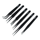 Kit 6 Pinças Anti Estática Bga Reballing Eletrônica Celular